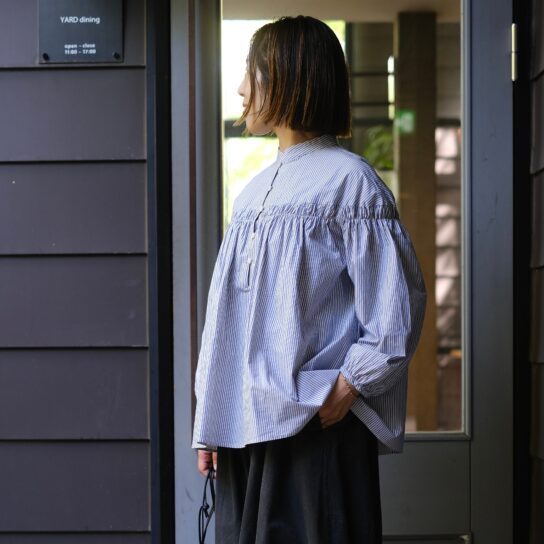 【maillot】mature gather shirt (MAS-26160)　¥19,580